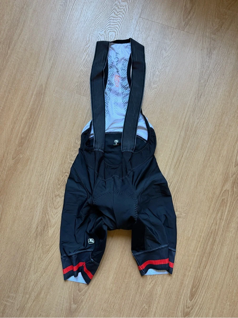Giordana FR-C Pro Bib FORMA RED Carbon Black Cycling Shorts